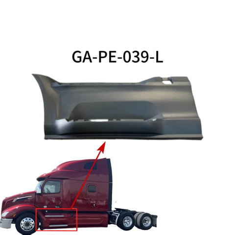 GA-PE-039-L Front Step Fairing Side Panel Driver Left Side For Peterbilt 579 2023 2024 2025