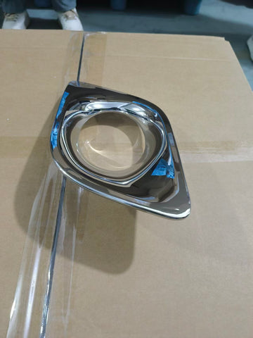 GA-KW-038B-L Chrome Fog Light Bezels Driver Side For Kenworth T680 2013 2014 2015 2016 2017 2018 2019 2020 2021
