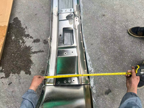 GA-A-439A 	Heavy Duty Chrome Bumper For Hino 238 268 258 338 2021+ L Series