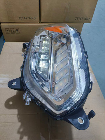 GA-IN-074A-L Silver reflcetive LED Headlights with DRL LH For International LT625 2018 2019 2020 2021 2022 2023 2024