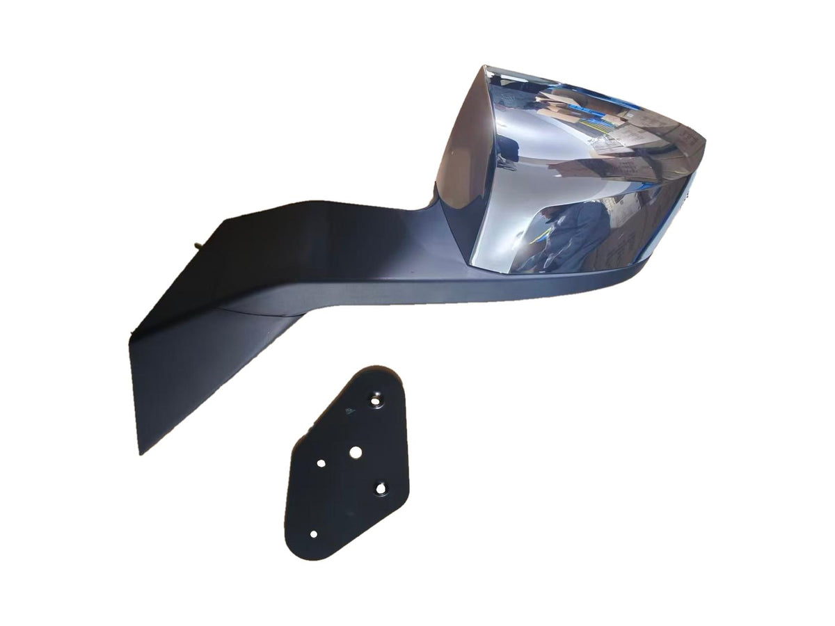 GA-V-012B-L Chrome Hood Mirror Driver Side Black Fits VOLVO VNL 2004 2005 2006 2007 2008 2009 2010 2011 2012 2013 2014 2015 2016 2017 HOOD Manual Mirror