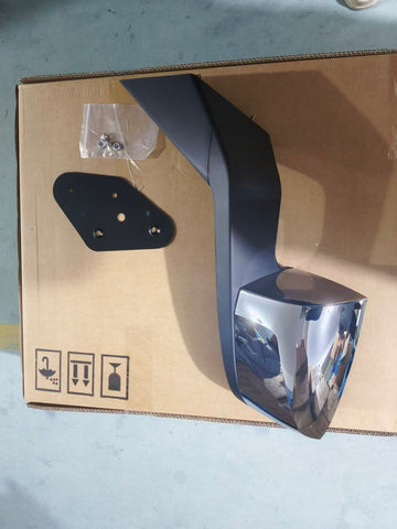 GA-V-012B-L Driver Side Black Fits VOLVO VNL 2004 2005 2006 2007 2008 2009 2010 2011 2012 2013 2014 2015 2016 2017 HOOD Manual Mirror