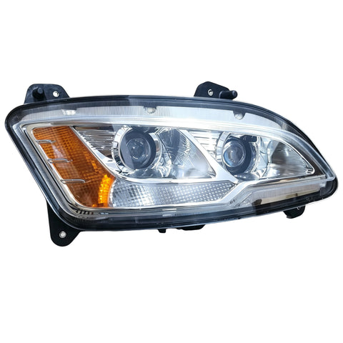 GA-PE-035A-R Right Side Halogen Headlight Assembly For Peterbilt 579 2023 2024 2025 Fits P54-6196-100