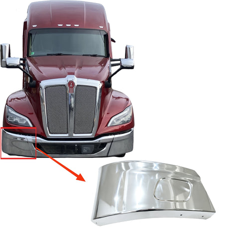 GA-KW-079-2C-R Corner Bumper Without Foglamp Hole Right Side For Kenworth T680 Next GEN 2022 2023 2024 2025 2026