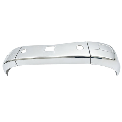 GA-PE-048C Steel Bumper ASSY W/O Fog Lamp Hole with Bracket for Peterbilt 579 2013 2014 2015 2016 2017 2018 2019 2020 2021 2022