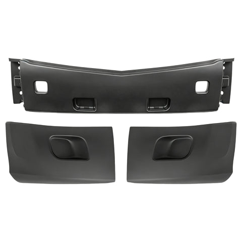 GA-PE-011A Peterbilt 579 Bumper Set 3 PCS without Fog Light Holes plastic 2013 2014 2015 2016 2017 2018 2019 2020 2021 2022