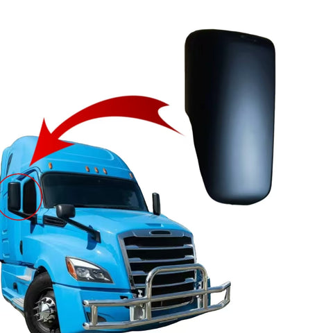 GA-FR-099-1B-R Black Door Mirror Cover Right Side For Freightliner Cascadia 2018-2024