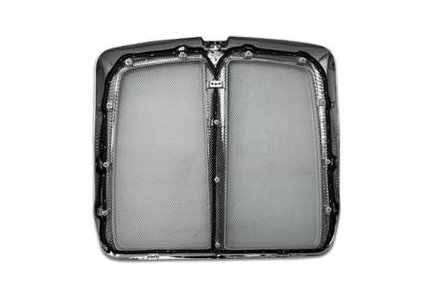 GA-KW-001-W Grille Chrome W/Aluminum Bug Mesh Net For Kenworth T660 Models L29-1053-100