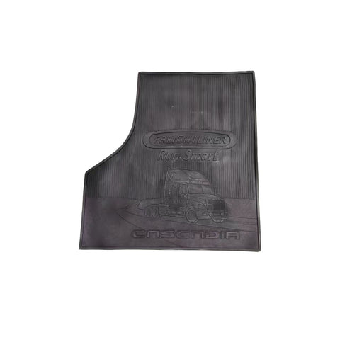 GA-FR-112 Rubber Floor Mat Right Side with Black Logo For Freightliner Cascadia 2018 2019 2020 2021 2022 2023 2024