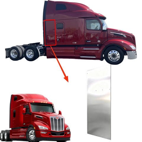 GA-PE-043-R  Lower Cabin Sleeper Fairing RH T33-6095-121 For Peterbilt 579 2013 2014 2015 2016 2017 2018 2019 2020 2021 2022 2023 2024 2025 2026