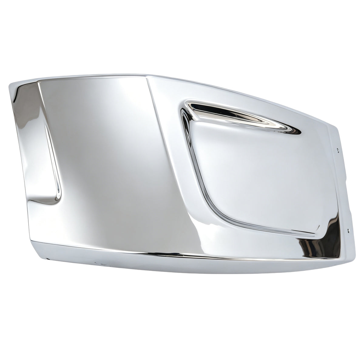 GA-PE-047-2C-R Steel Corner Bumper without Fog Lamp Hole Right Side For Peterbilt 579 2023 2024 2025 2026