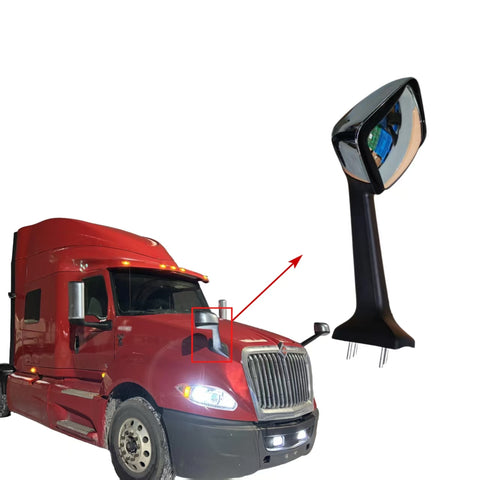 GA-IN-069A-R Hood Mirror Chrome Passenger Right Side For INTERNATIONAL LT625 2018 2019 2020 2021 2022 2023 2024 2025 2026