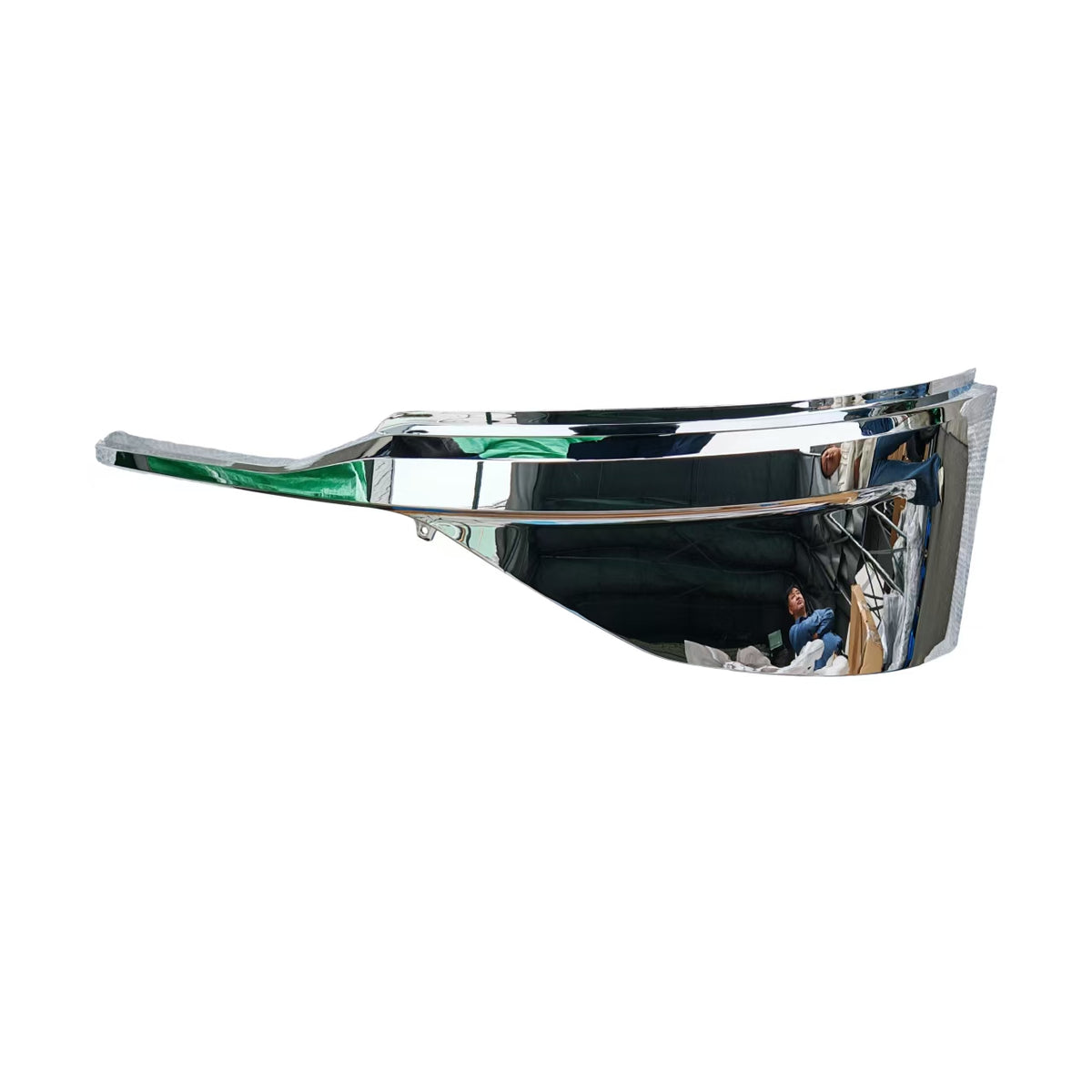 GA-KW-044-1-1F-L Bumper Cover Chrome No Fog Light Hole Left Side Kenworth T680 Next Gen 2022+