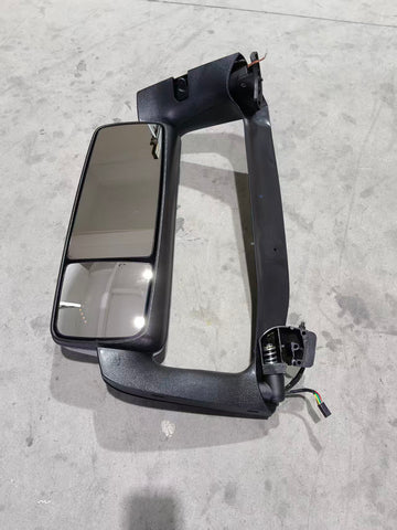 GA-V-129A Complete-L Door Mirror Complete With Bracket Chrome Cover Left Side For Volvo VNL 2018-2024