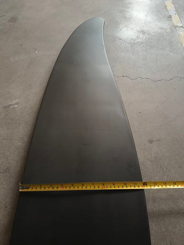 GA-V-113 Black Roof Wing Side Fairing Cab Extender For Volvo VNL 2018 2019 2020 2021 2022 2023