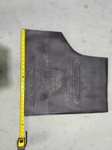 GA-FR-112 Rubber Floor Mat Right Side with Black Logo For Freightliner Cascadia 2018 2019 2020 2021 2022 2023 2024
