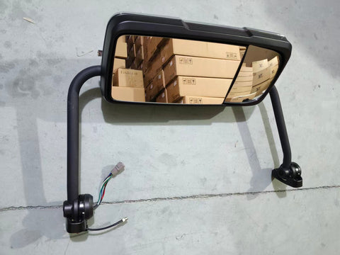 GA-MK-044A-R Chrome Door Mirror Assemblies W/ Arms Right Passenger Side for Mack Anthem 2017 2018 2019 2020 2021 2022 2023 2024