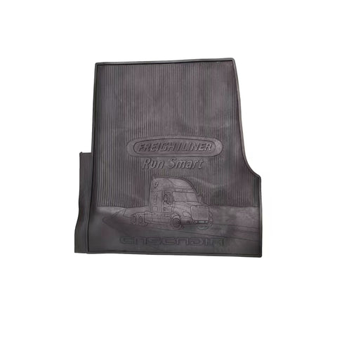 GA-FR-111 Rubber Floor Mat Left Side with Black Logo For Freightliner Cascadia 2018 2019 2020 2021 2022 2023 2024