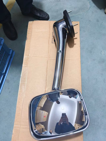 GA-FR-059C R Chrome Hood Mirror LH For Freightliner Cascadia 2008 2009 2010 2011 2012 2013 2014 2015 2016 2017