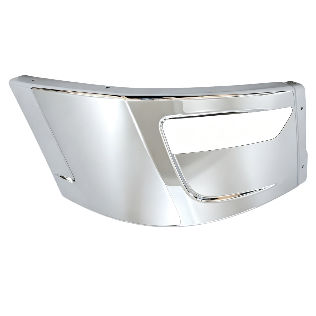 GA-PE-047-2A-R Steel Corner Bumper with Fog Lamp Hole Right Side For Peterbilt 579 2023 2024 2025 2026