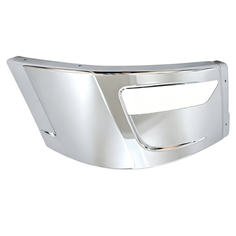 GA-PE-047-2A-R Steel Corner Bumper with Fog Lamp Hole Right Side For Peterbilt 579 2023 2024 2025 2026