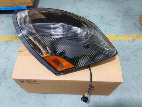 GA-V-001L Halogen Headlight for Volvo VNL Driver Side LH Black 1997 1998 1999 2000 2001 2002 2003 2004 2005 2006 2007 2008 2009 2010 2011 2012 2013 2014 2015 2016 2017