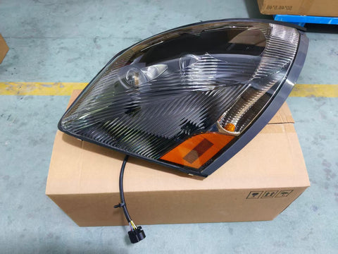 GA-V-001R Halogen Headlight for  Volvo VNL Passanger Side RH Black 1997 1998 1999 2000 2001 2002 2003 2004 2005 2006 2007 2008 2009 2010 2011 2012 2013 2014 2015 2016 2017