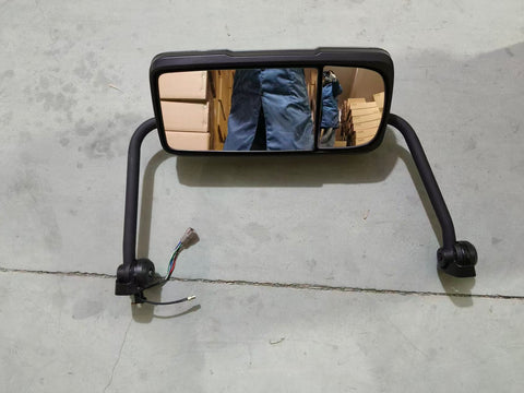 GA-MK-044A-R Chrome Door Mirror Assemblies W/ Arms Right Passenger Side for Mack Anthem 2017 2018 2019 2020 2021 2022 2023 2024