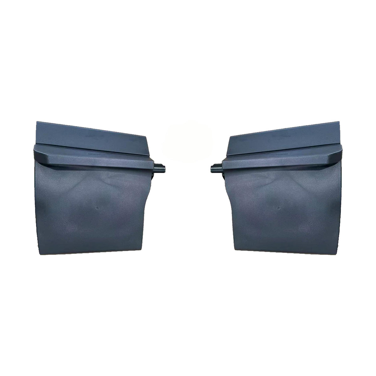 GA-FR-166-Pair Gray Truck Quarter Fender W/ Clamp LH&amp;RH For Freightliner Cascadia 2018 2019 2020 2021 2022 2023 2024
