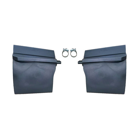 GA-FR-166-1-Pair Gray Truck Quarter Fender W/ Clamp LH&RH For Freightliner Cascadia 2018-2024