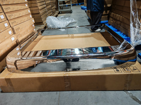 GA-PE-045-1 Chrome Grille Crown For Peterbilt 389 L29-6081