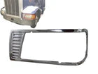 GA-PE-002-1L Peterbilt 377 Headlamp Bezel Chrome Driver Left Side