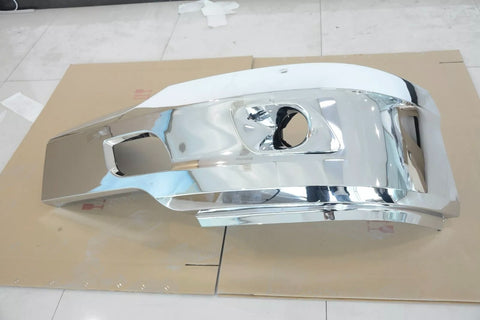 GA-KW-017ER Chrome Bumper With Fog Lamp Hole RH Passenger Side for Kenworth T680 2012 2013 2014 2015 2016 2017 2018 2019 2020 2021