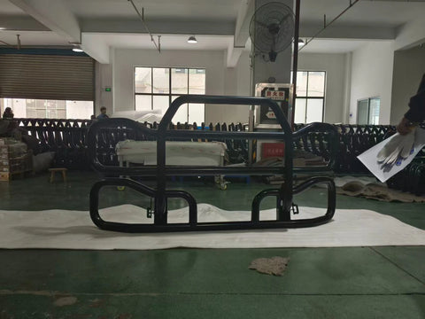 GA-DGCAS-3-S-VL25 Black Deer Guard Bumper PVC with Bracket for Volvo VNL 2017-2025