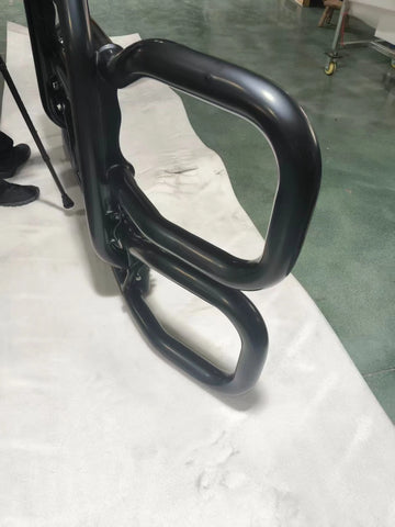 GA-DGCAS-3-S-VL25 Black Deer Guard Bumper PVC with Bracket for Volvo VNL 2017-2025
