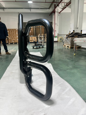 GA-DGCAS-3-S-VL25 Black Deer Guard Bumper PVC with Bracket for Volvo VNL 2017-2025