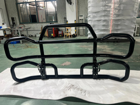 GA-DGCAS-3-S-VL25 Black Deer Guard Bumper PVC with Bracket for Volvo VNL 2017-2025