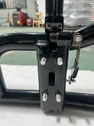 GA-DGCAS-3-S-VL25 Black Deer Guard Bumper PVC with Bracket for Volvo VNL 2017-2025