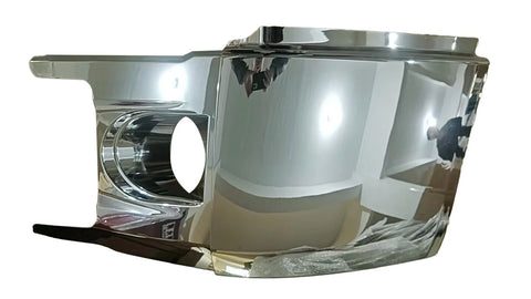 GA-V-106D-L Left Driver Side Bumper Chrome With Fog Lamp Hole for Volvo VNR 2018+