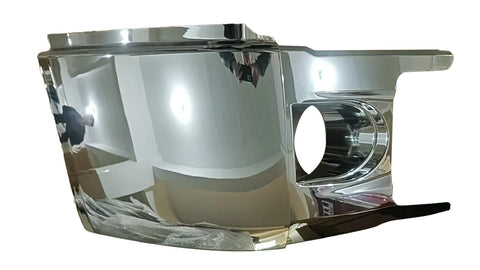 GA-V-106D-R Right Passenger Side Bumper Chrome With Fog Lamp Hole for Volvo VNR 2018+
