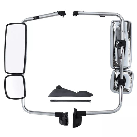 GA-IN-024C-R Chrome Door Mirror RH For International 4300 4200 2002-2018