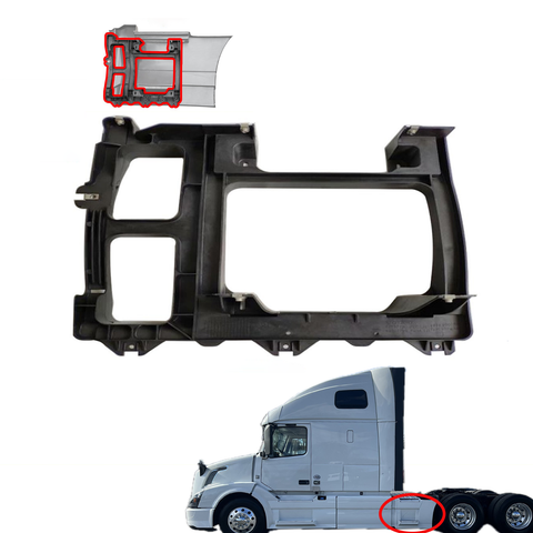 GA-V-089A-2-L Large Inner Support Fit The Rear Step Fairing LH For Volvo VNL 2018 2019 2020 2021 2022 2023