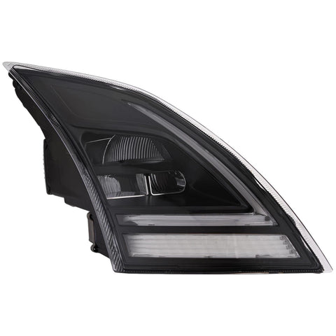 GA-V-096A-R Black Reflective LED Headlight W/DRL W/LED Control Module Right Side For Volvo VNR&VNL  2018 2019 2020 2021 2022 2023