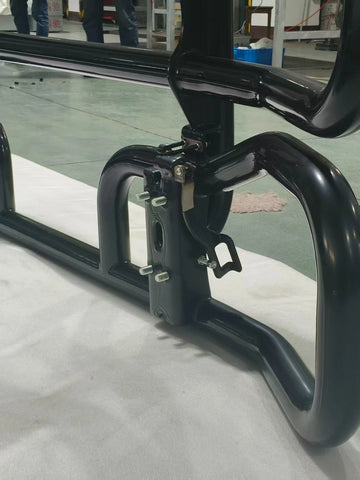 GA-DGCAS-3-S-VL25 Black Deer Guard Bumper PVC with Bracket for Volvo VNL 2017-2025
