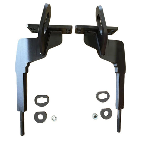 GA-DG040B-F18   Black Deer Guard Bumper with Bracket Low Version for Freightliner Cascadia 2018-2024