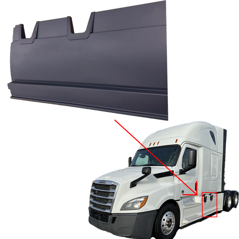 GA-FR-093B-L Middle Fairing Skirt Panel W/Two Fuel Holes LH For Freightliner Cascadia 2018 2019 2020 2021 2022 2023 2024