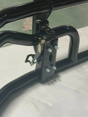 GA-DGCAS-3-S-VL25 Black Deer Guard Bumper PVC with Bracket for Volvo VNL 2017-2025