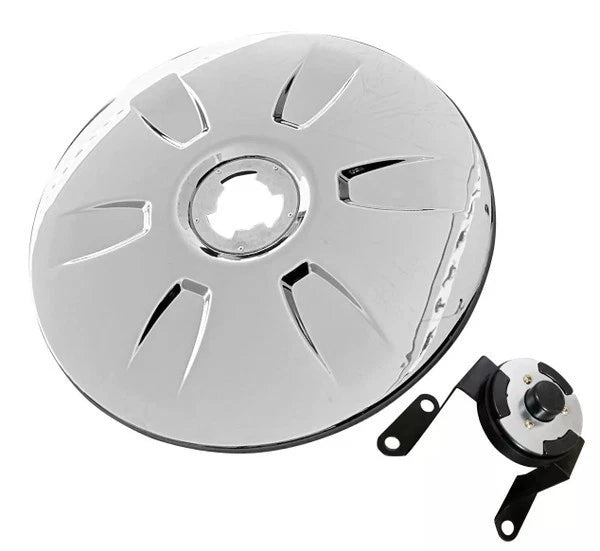 GA-FR-105B Wheel Hub Cap Chrome For Freightliner Cascadia 2018 2019 2020 2021 2022 2023 2024