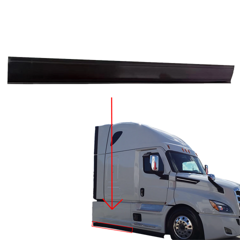 GA-FR-093-2 Front Middle Step Fairring Extension For Freightliner Cascadia 2018 2019 2020 2021 2022 2023 2024