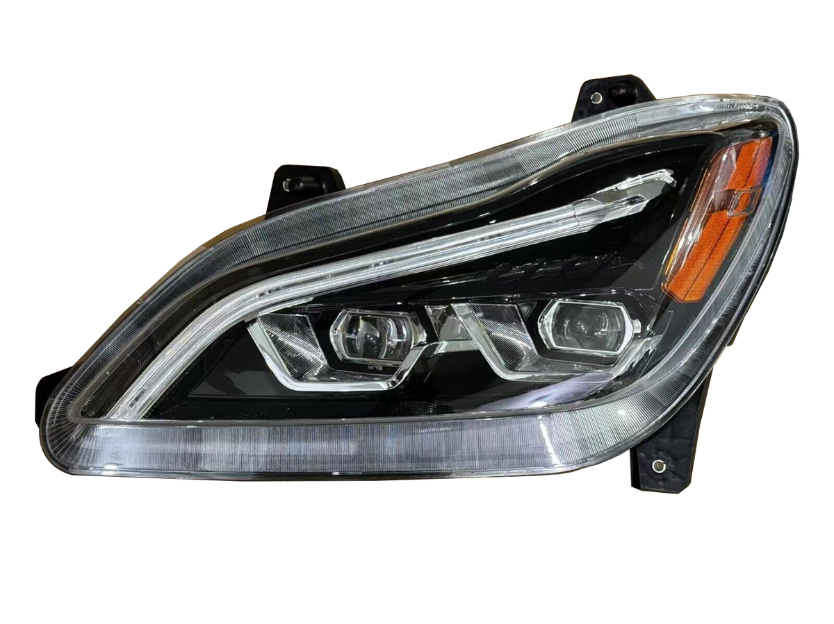 GA-KW-051B-L LED Headlight Lamp Black Left Side For Kenworth T680 Next GEN 2022 2023 2024 2025